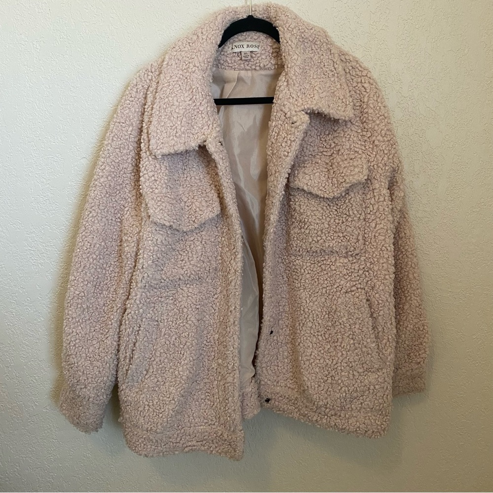 KNOX ROSE TEDDY BEAR JACKET SIZE XL